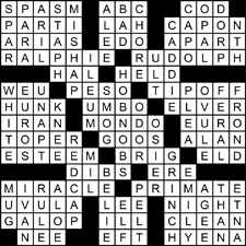 crossword solution